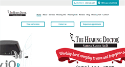 Desktop Screenshot of hearingdoctorinc.com